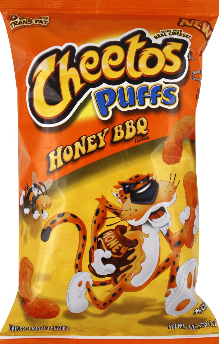 slide 5 of 6, Cheetos Cheese Flavored Snacks, Honey BBQ, 1 ct