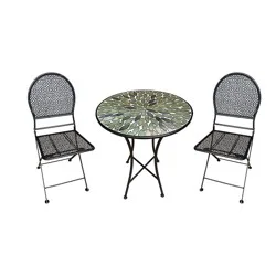 Holiday Home Bistro Set - Green Tile
