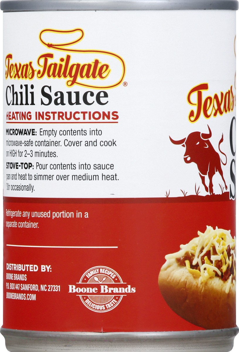 slide 4 of 6, Texas Tailgate Hot Dog Chili Sauce, 10 oz