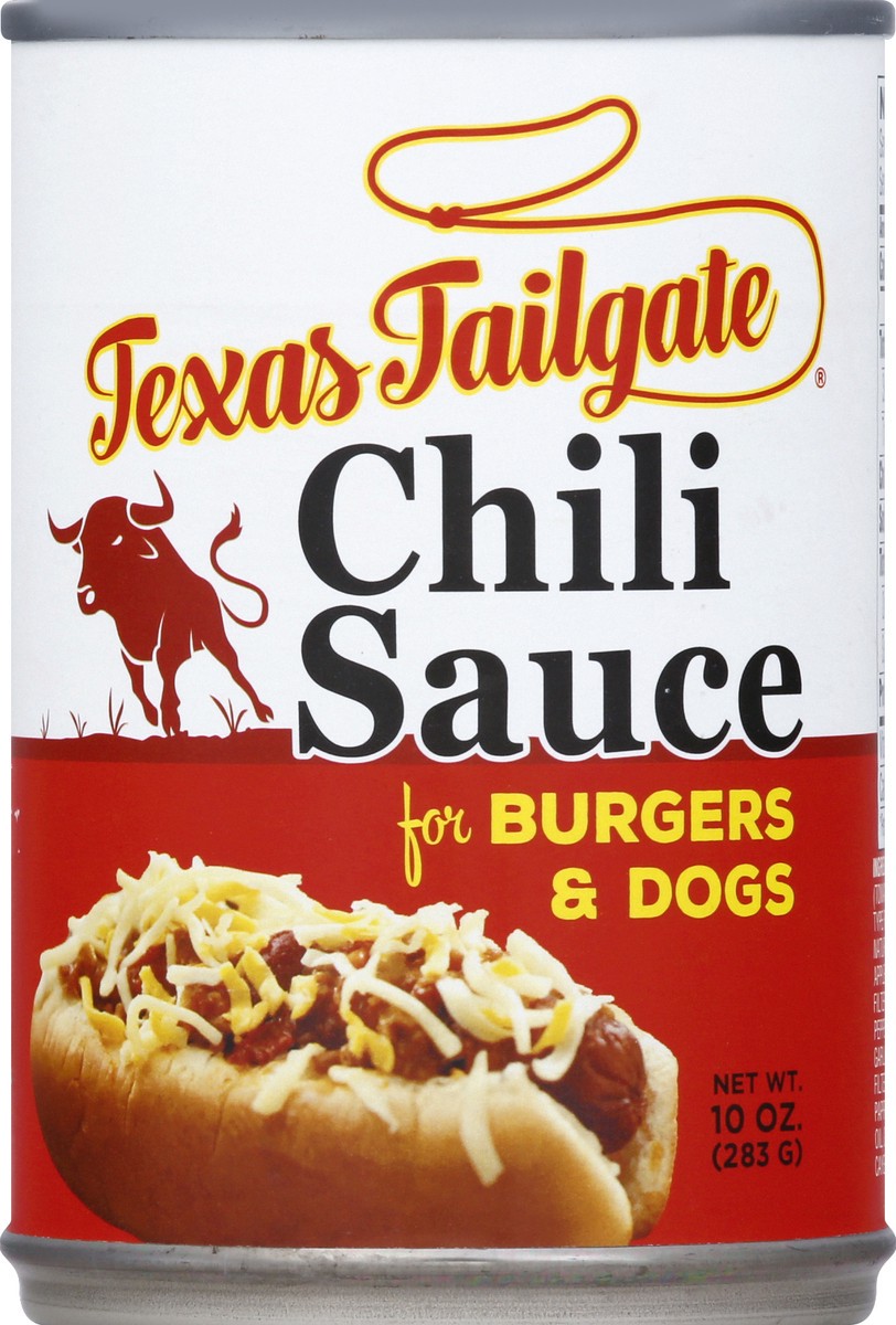 slide 6 of 6, Texas Tailgate Hot Dog Chili Sauce, 10 oz