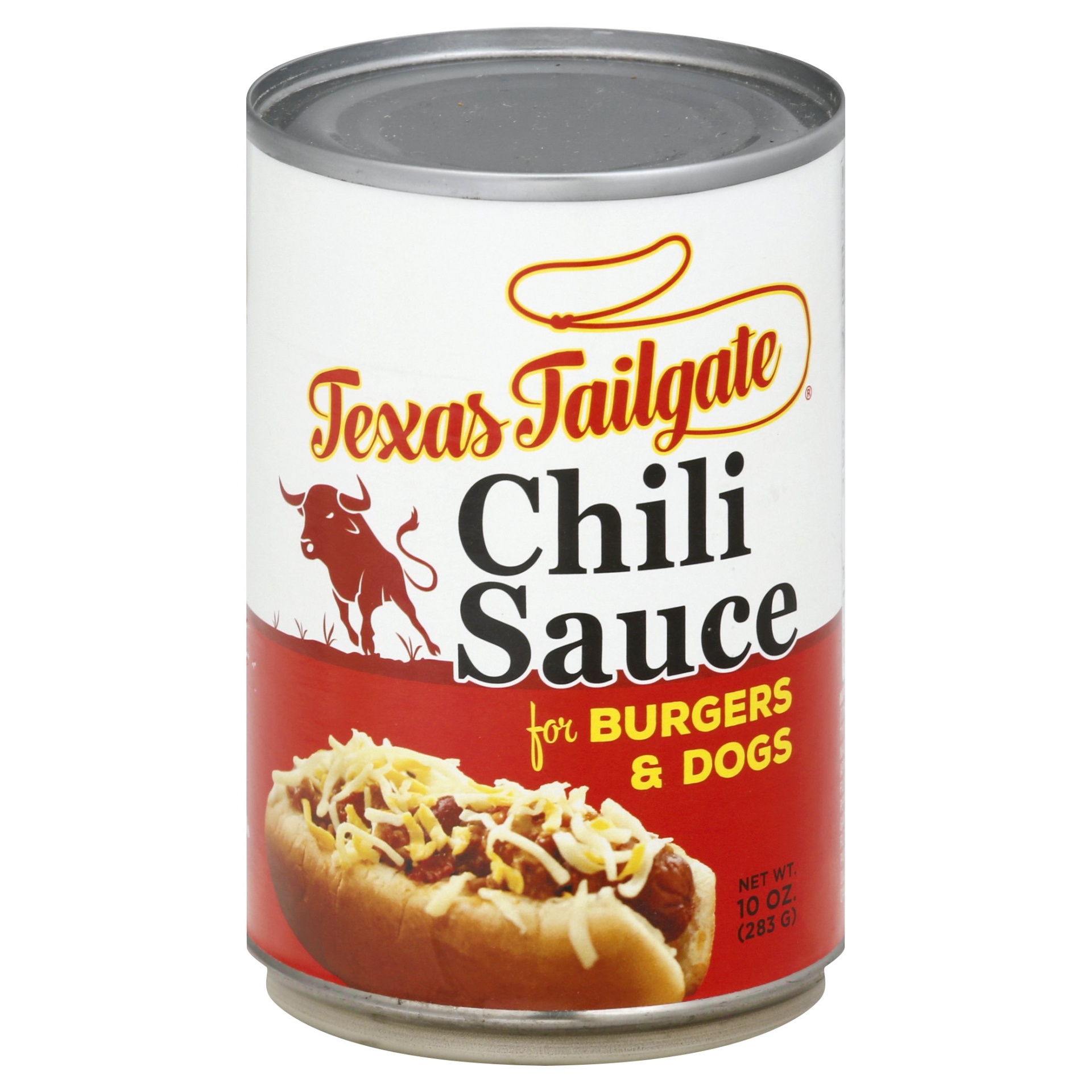 slide 1 of 6, Texas Tailgate Hot Dog Chili Sauce, 10 oz