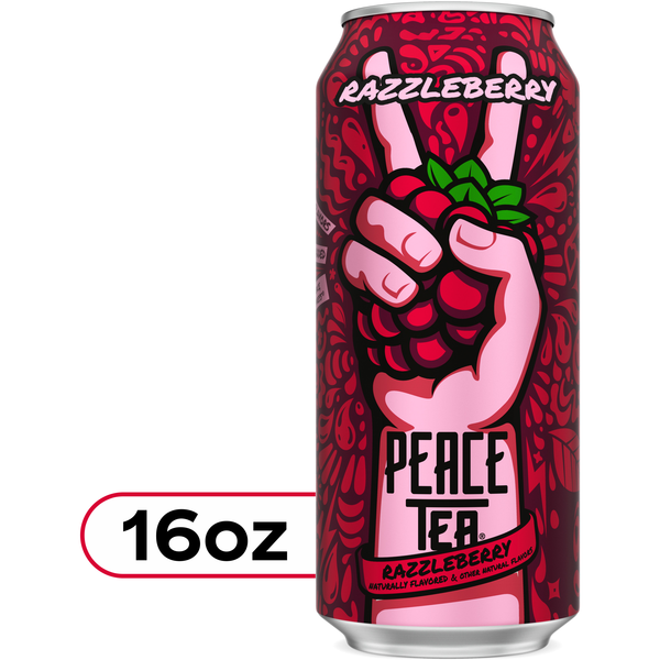 slide 1 of 1, Peace Tea Razzleberry Can, 16 fl oz, 16 fl oz