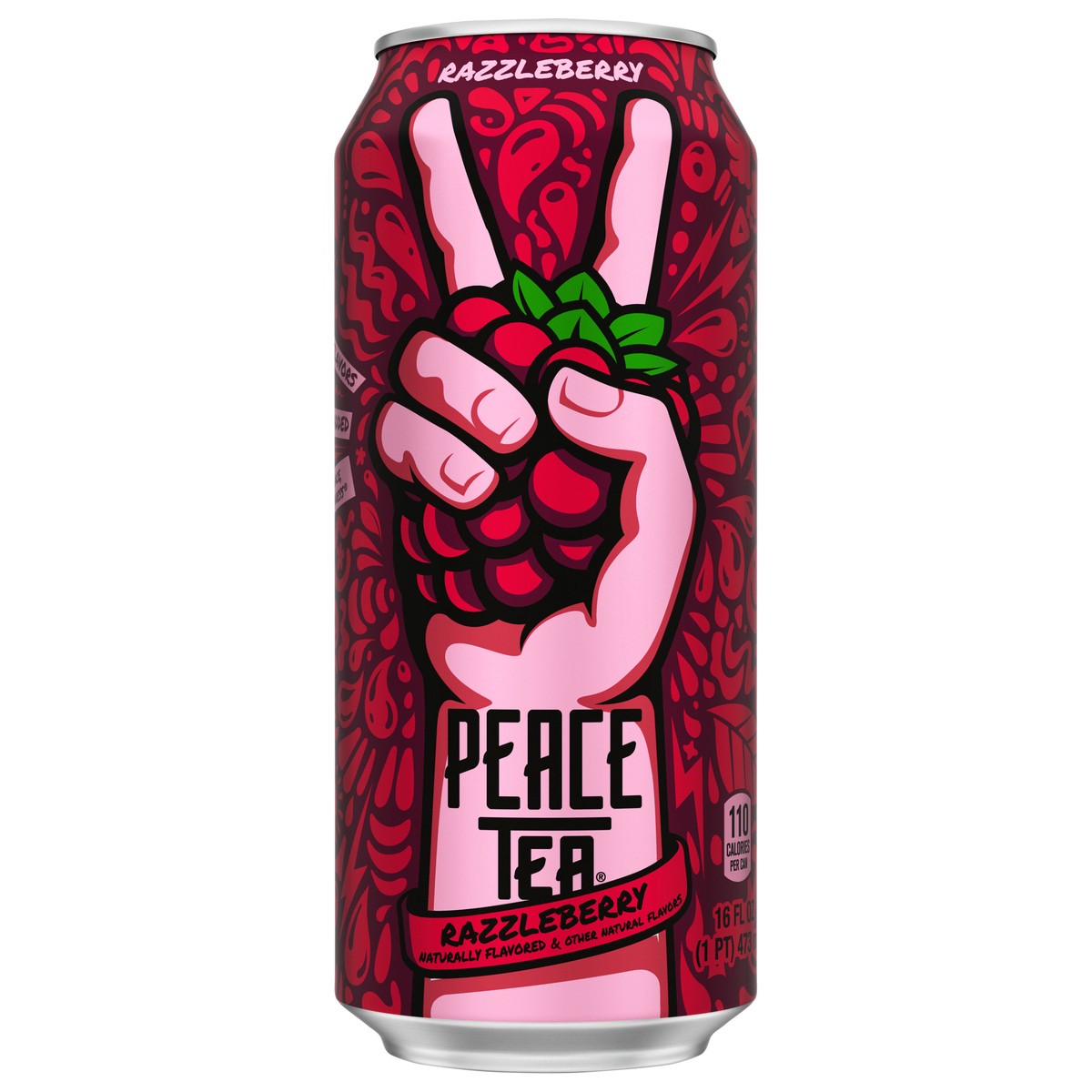 slide 1 of 12, Peace Tea Razzleberry Can, 16 fl oz, 16 fl oz