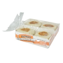 slide 1 of 1, Thomas' Jumbo English Muffin Unsliced, 48 ct