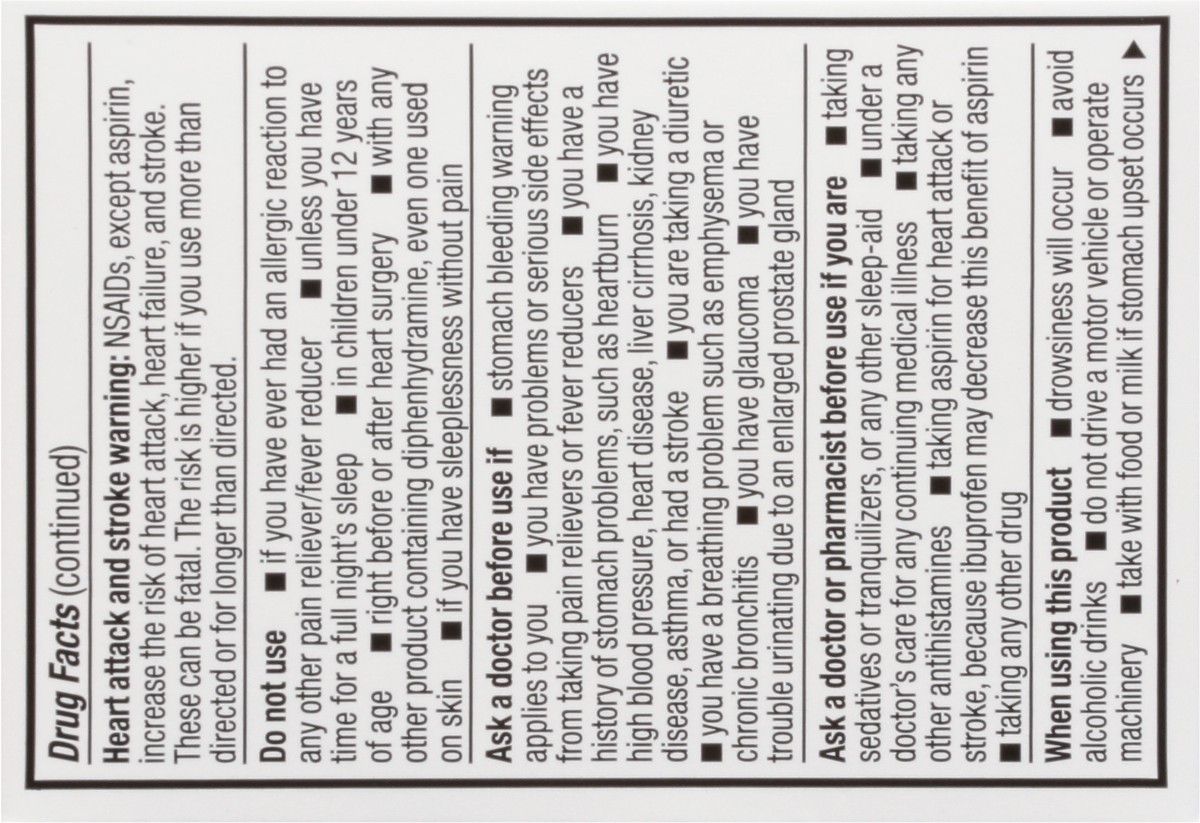 slide 3 of 9, TopCare Top Care Ibuprofen Pm Coated Caplets, 40 ct