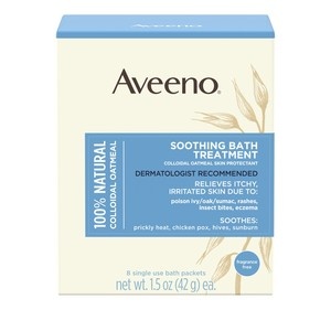 slide 1 of 1, Aveeno Soothing Bath Treatment, 8Ct, 8 oz