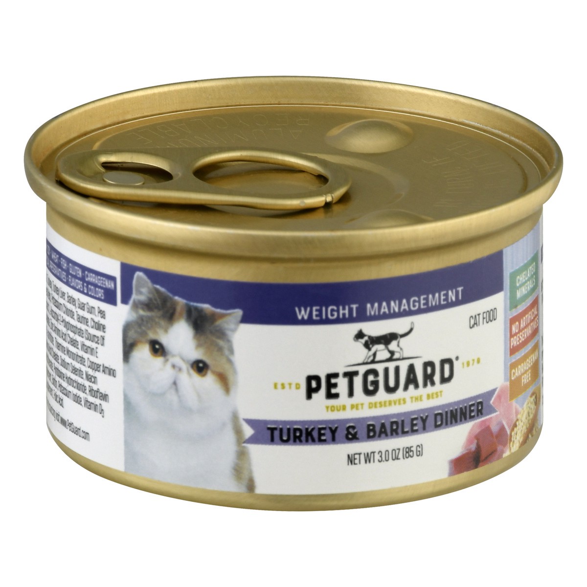 slide 2 of 9, PetGuard Canned Cat Food Turkey & Barley, 3 oz