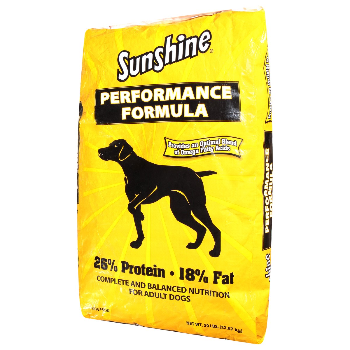 slide 3 of 10, Sunshine Dog Food Performance, 50 lb