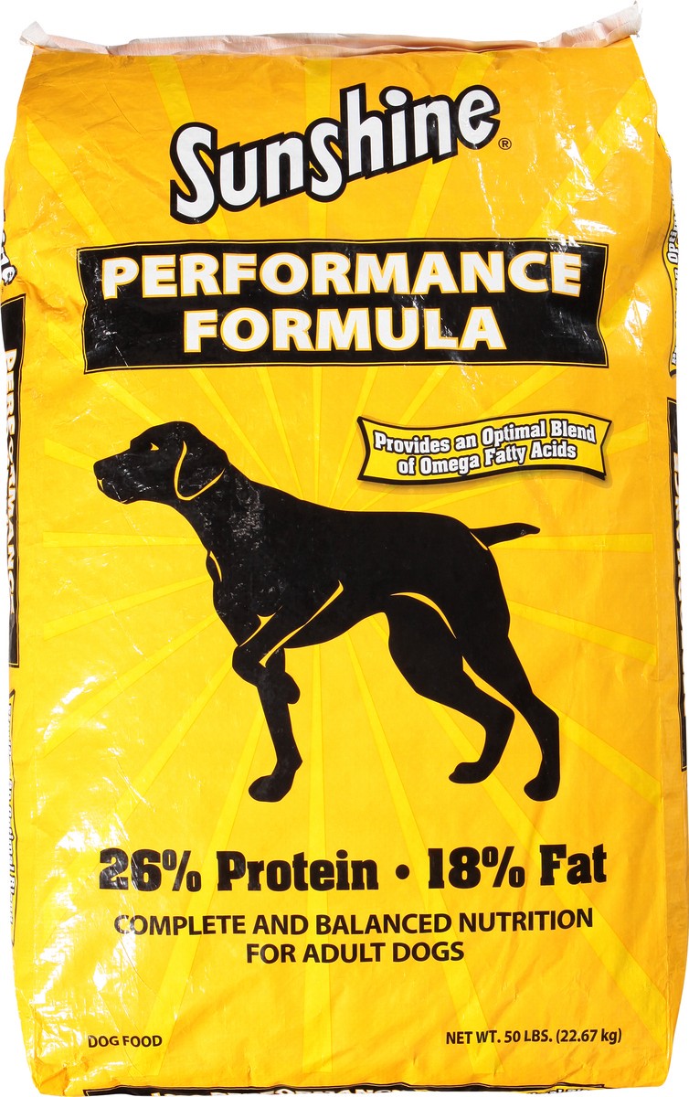 slide 8 of 10, Sunshine Dog Food Performance, 50 lb