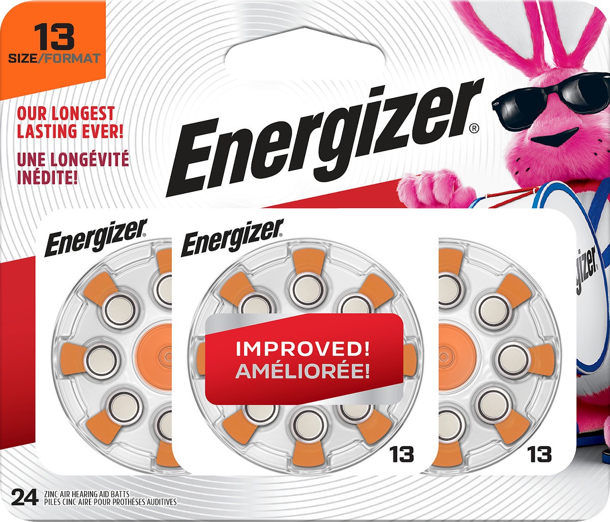 slide 3 of 3, Energizer EZ TURN & LOCK Size 13 24-Pack, 24 ct