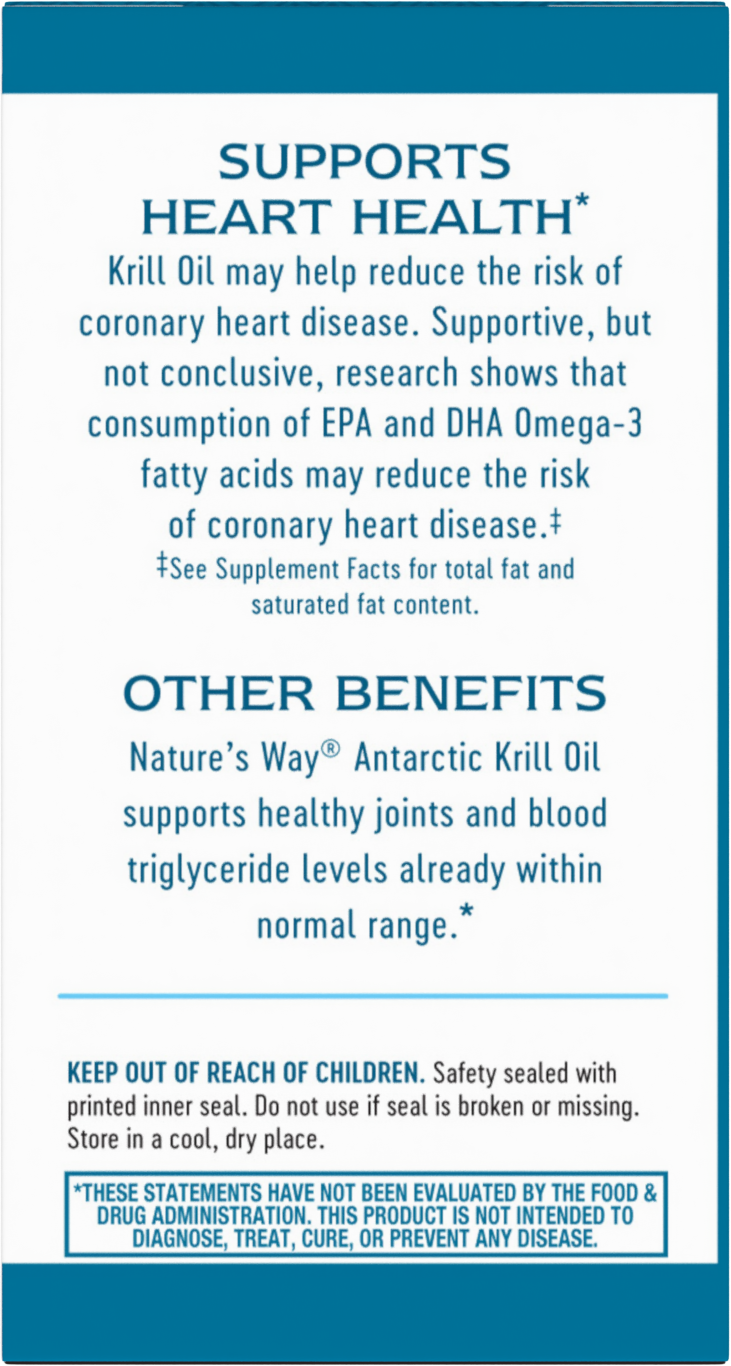 slide 5 of 5, Nature's Way Krill Oil, 30 ct