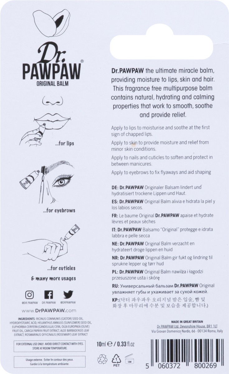 slide 3 of 9, Dr. PawPaw Original Balm 0.33 fl oz, 0.33 fl oz
