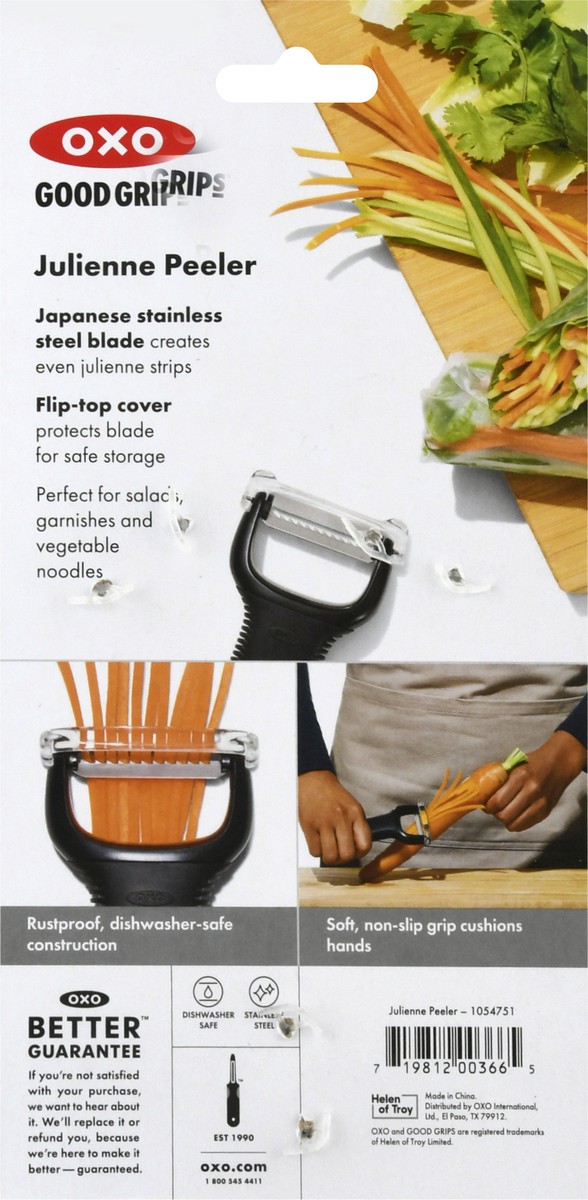 slide 4 of 9, OXO Good Grips Julienne Peeler 1 ea, 1 ct