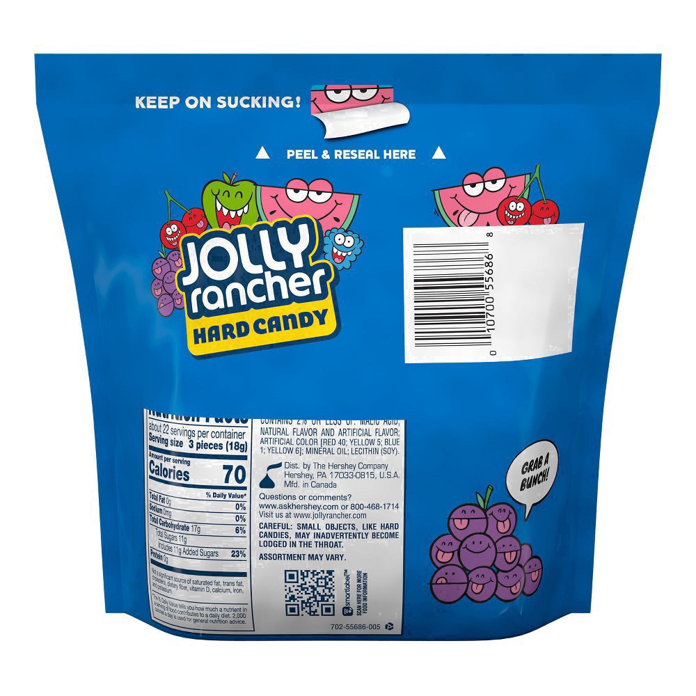 slide 93 of 141, Jolly Rancher Assorted Fruit Flavored Hard Candy Resealable Bag, 14 oz, 14 oz