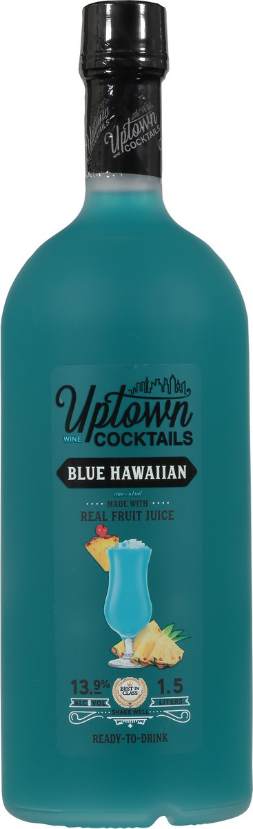 slide 4 of 9, Uptown Wine Cocktails Blue Hawaiian Wine 1.5 l, 1.5 l