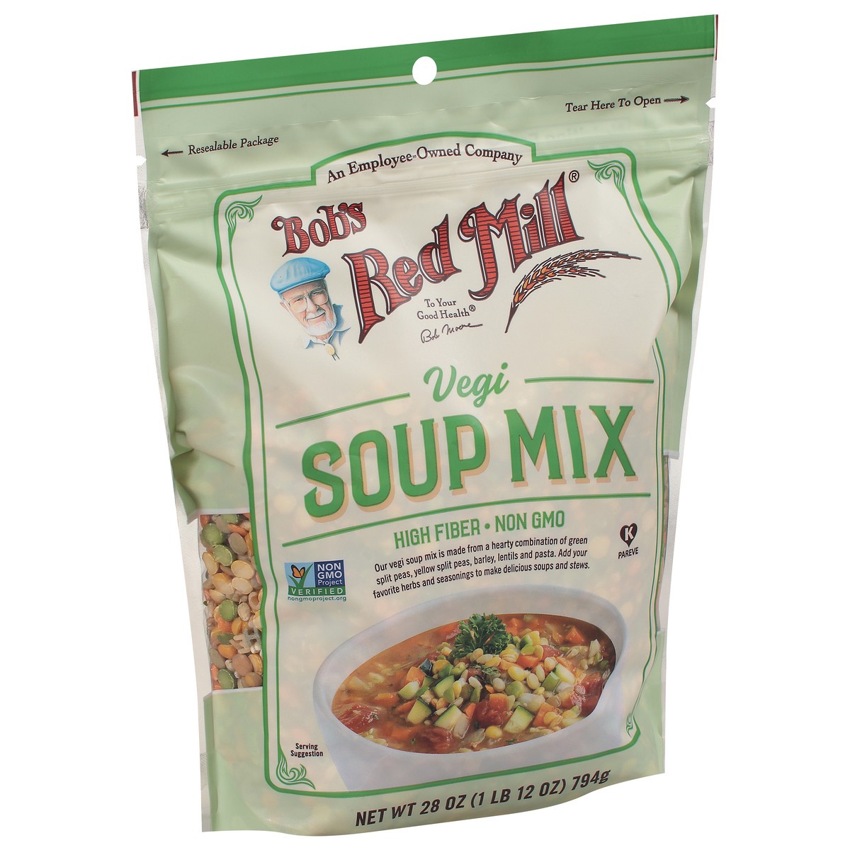 slide 3 of 9, Bob's Red Mill Vegi Soup Mix 28 oz, 28 oz