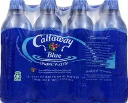 Callaway Blue Spring Water - 12 ct; 16.9 fl oz