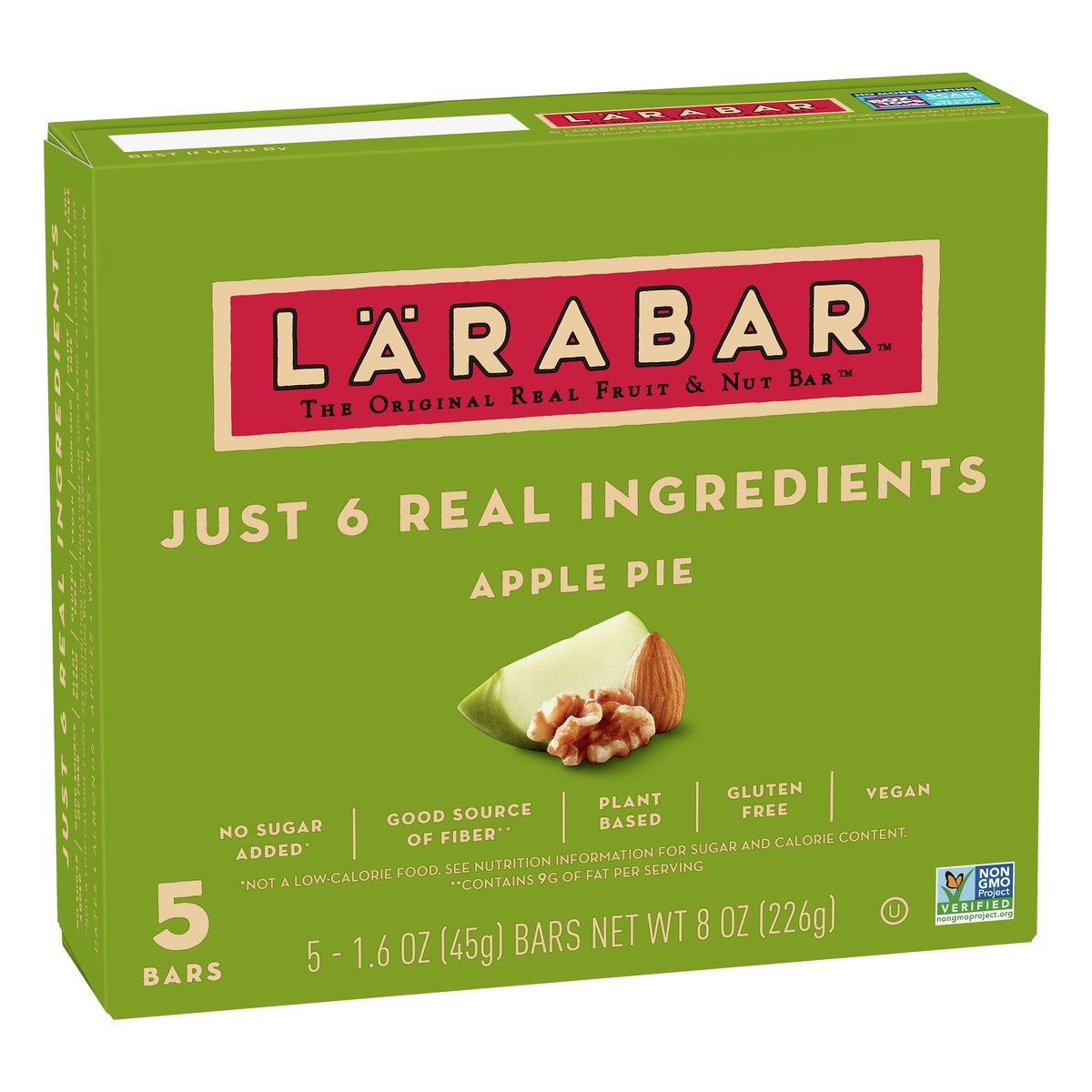 slide 2 of 10, LÄRABAR apple pie fruit nut food bars, 5 ct