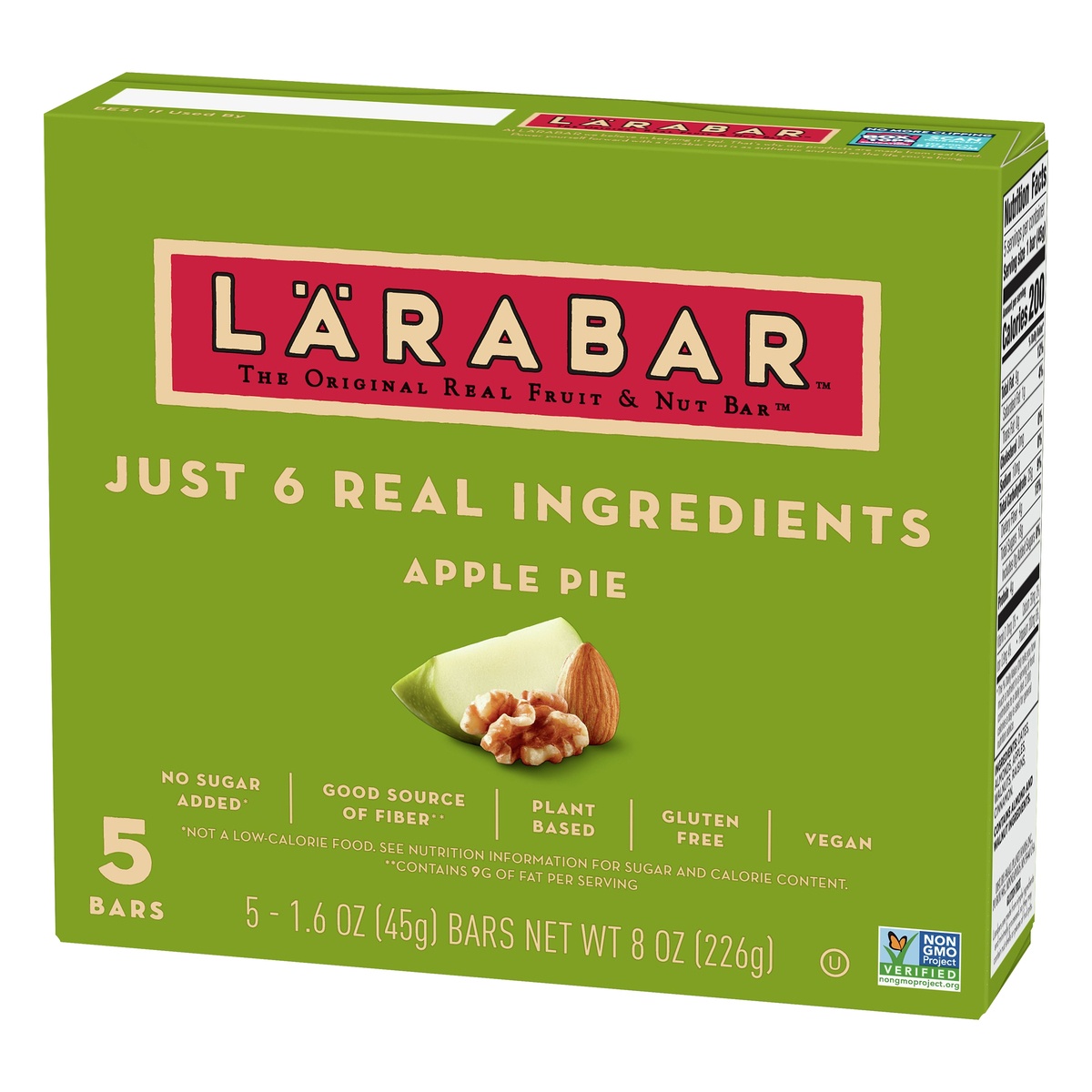 slide 3 of 10, LÄRABAR apple pie fruit nut food bars, 5 ct