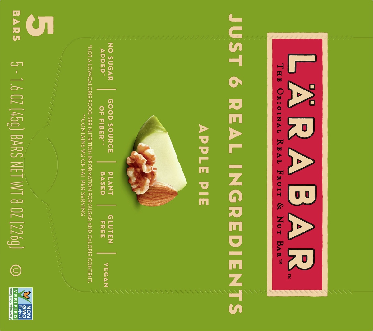 slide 10 of 10, LÄRABAR apple pie fruit nut food bars, 5 ct