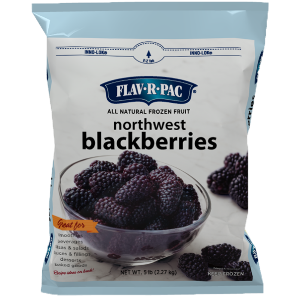 slide 1 of 1, Flav-R-Pac Iqf Frozen Blackberries, 5 lb