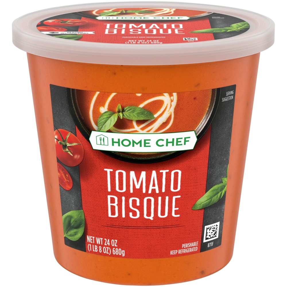 slide 1 of 1, Home Chef Creamy Tomato Bisque Soup, 24 oz