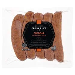 FREDERIKS BY MEIJER Frederik's by Meijer Smoked Cheddar Bratwurst, 14 oz