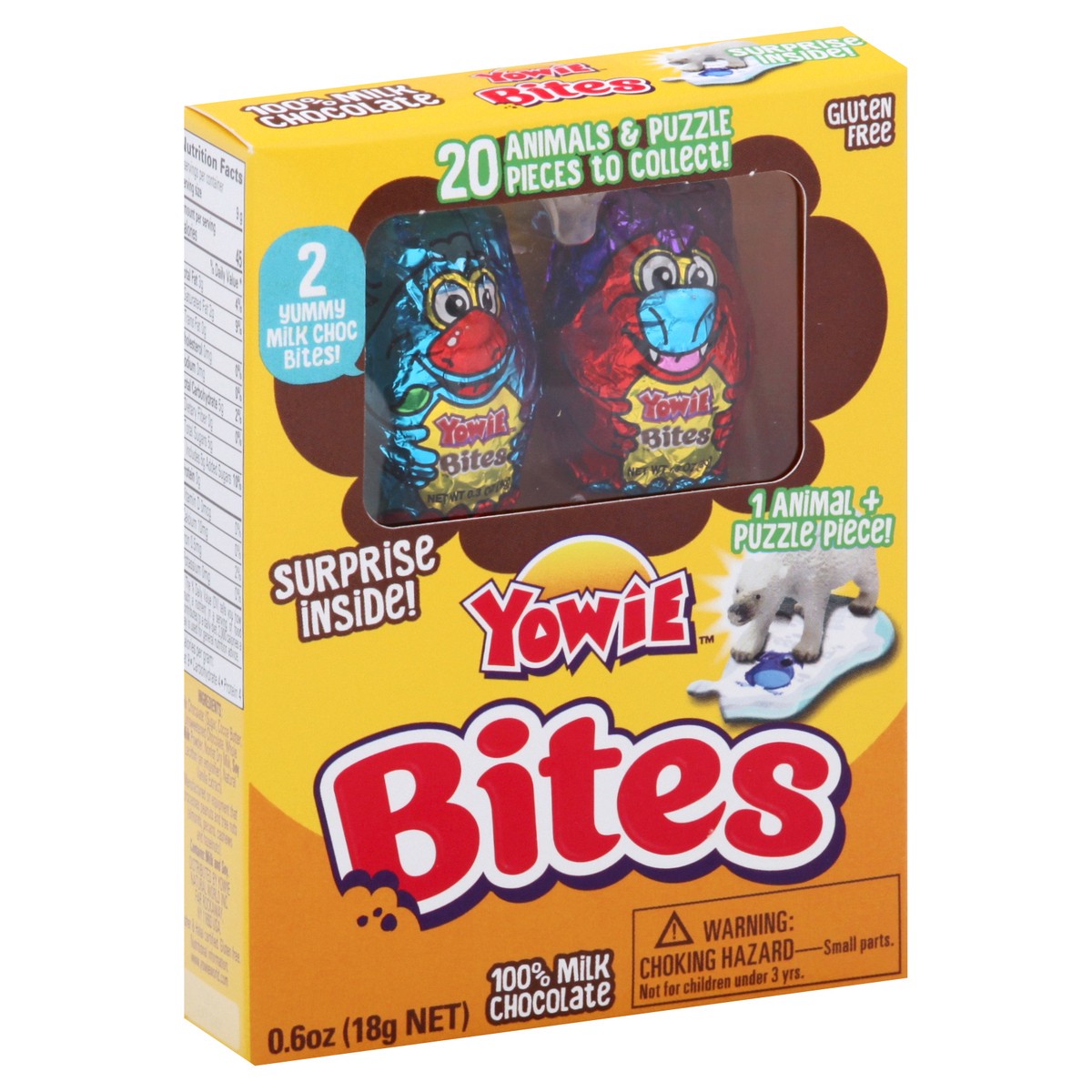 slide 6 of 12, Yowie Bites Milk Chocolate Candy Surprise Inside, 0.6 oz