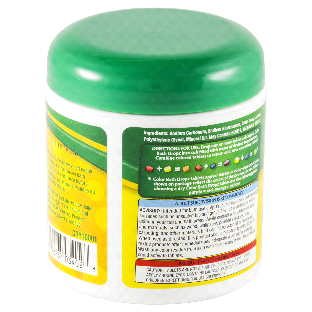 slide 4 of 4, Crayola Bath Dropz Fragrance-Free Water-Coloring Tablets, 60 ct