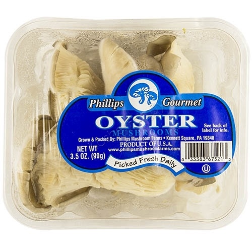 slide 1 of 1, Mushrooms Oyster Prepacked - 3.2 Oz, 3.2 oz