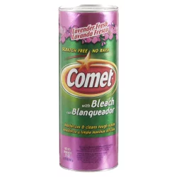Comet With Bleach Disinfectant Cleanser Scratch Free Lavender Fresh