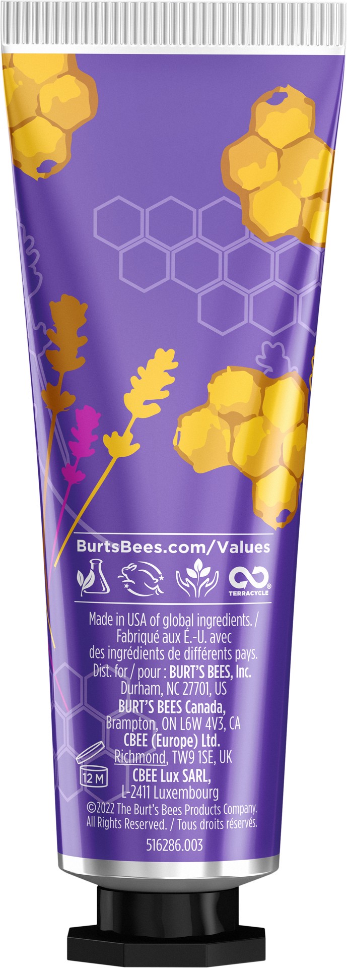 slide 5 of 5, Burt's Bees Lavender & Honey Hand Cream With Shea Butter 1 oz, 1 oz