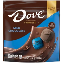 DOVE PROMISES Milk Chocolate Candy Individually Wrapped , 14.08 oz Bag