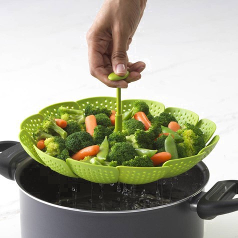 slide 4 of 25, Good Cook Ready Steamer Basket with Extendable Handle, 1 ct