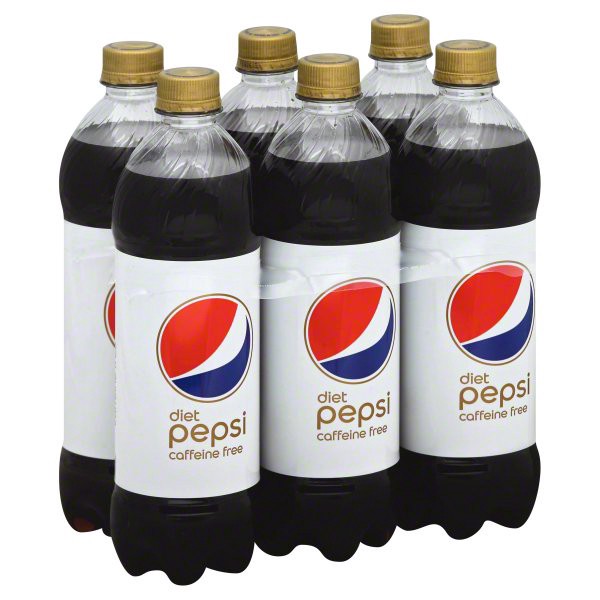 slide 1 of 4, Pepsi Diet Caffeine Free Soda - 24 fl oz, 24 fl oz