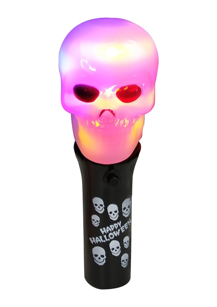 slide 1 of 1, Holiday Home Led Skull Wand, 1 ct