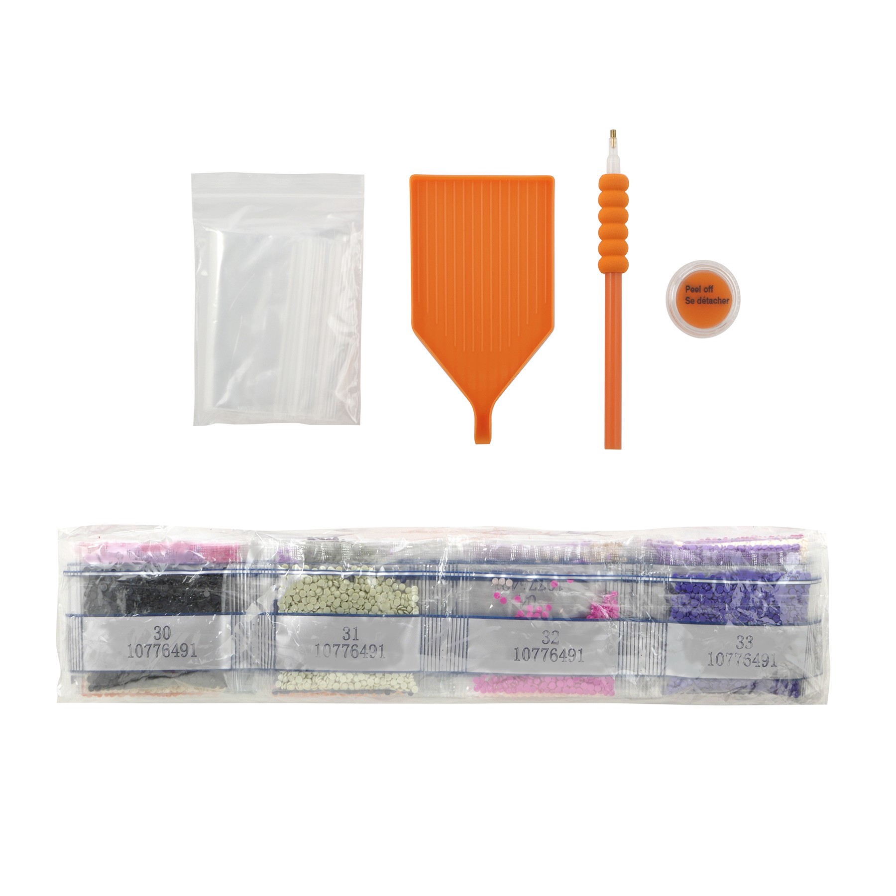 slide 3 of 4, 16" X 20" Skeleton Lovers Diamond Art Kit By Make Market, 16 in x 20 in