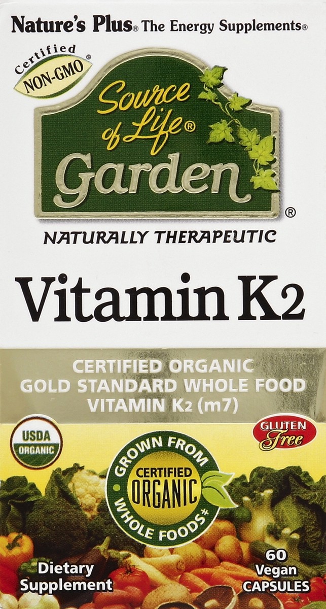 slide 1 of 5, Nature's Plus Source Of Life Garden K2 120 Mcg, 60 ct