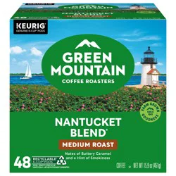 Green Mountain Coffee Roasters Nantucket Blend Keurig Single-Serve K-Cup Pods, Medium Roast Coffee, 48 Count
