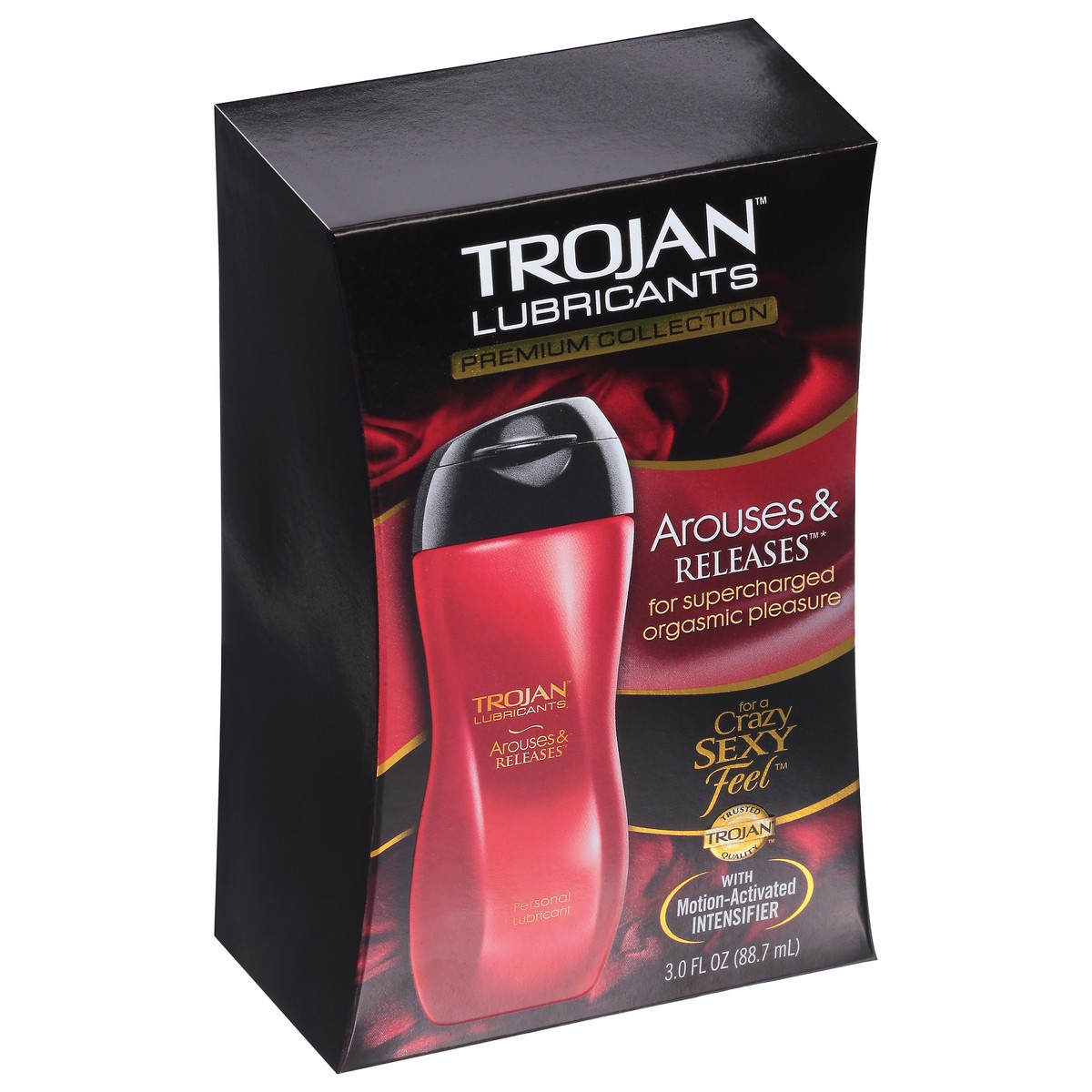 slide 4 of 9, TROJAN Arouses & Releases Personal Lubricant, 3 oz., 3 fl oz