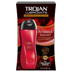 Trojan Lubricants Arouses & Releases, Personal Silicone-Based Lubricant, 3 oz