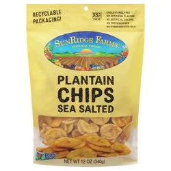 SunRidge Farms Sea Salted Plantain Chips 12 oz