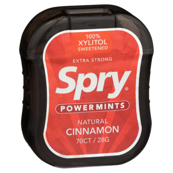 slide 1 of 1, Spry Mints Cinnamon, 70 ct