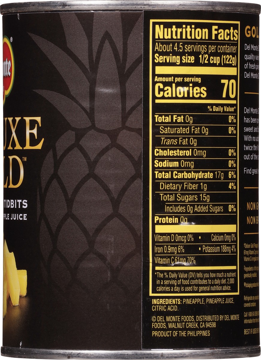 slide 8 of 9, Del Monte Gold Pineapple in 100% Juice, 20 oz