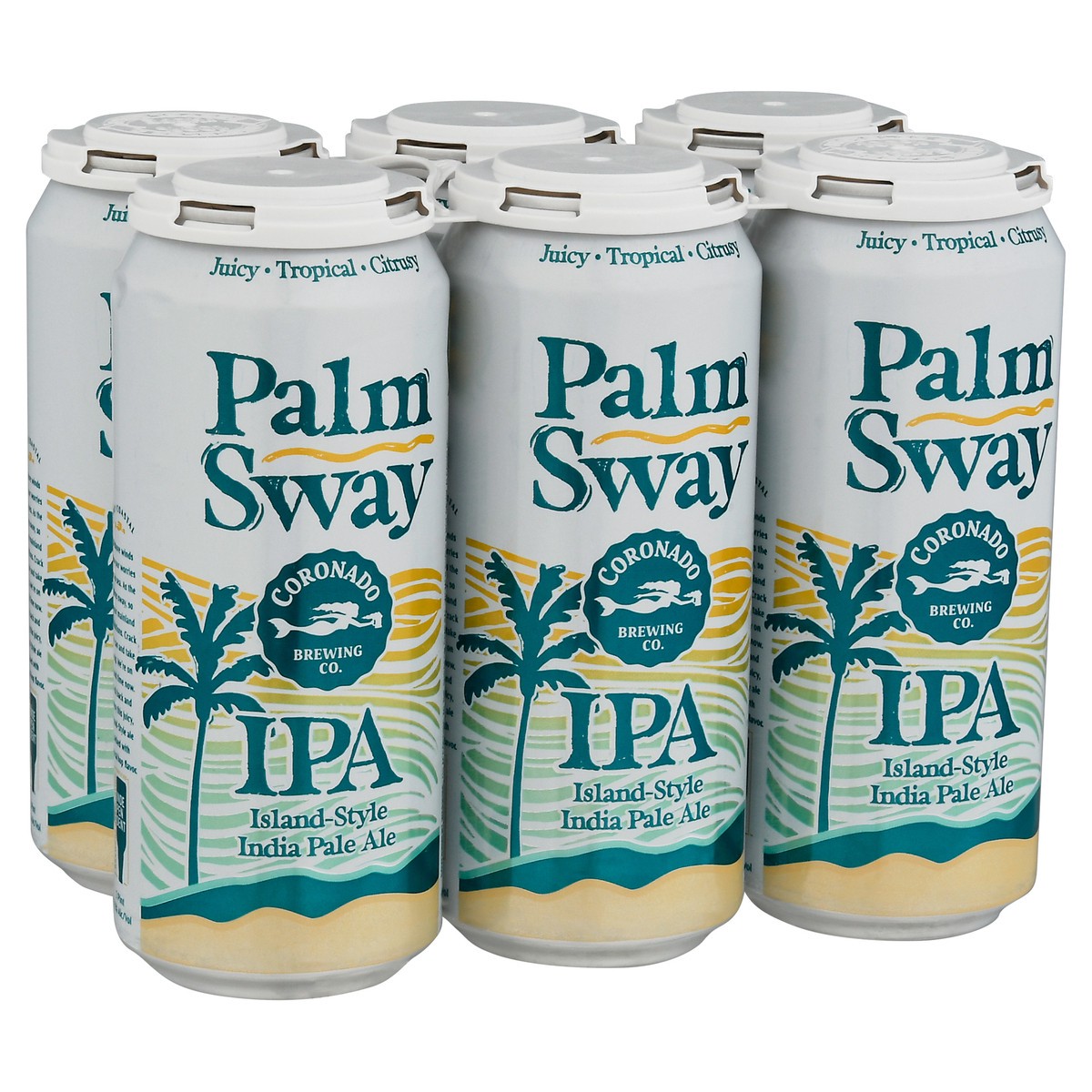 slide 3 of 12, Coronado Brewing Co. Coronado Palm Sway Ipa Can, 6 ct; 16 fl oz