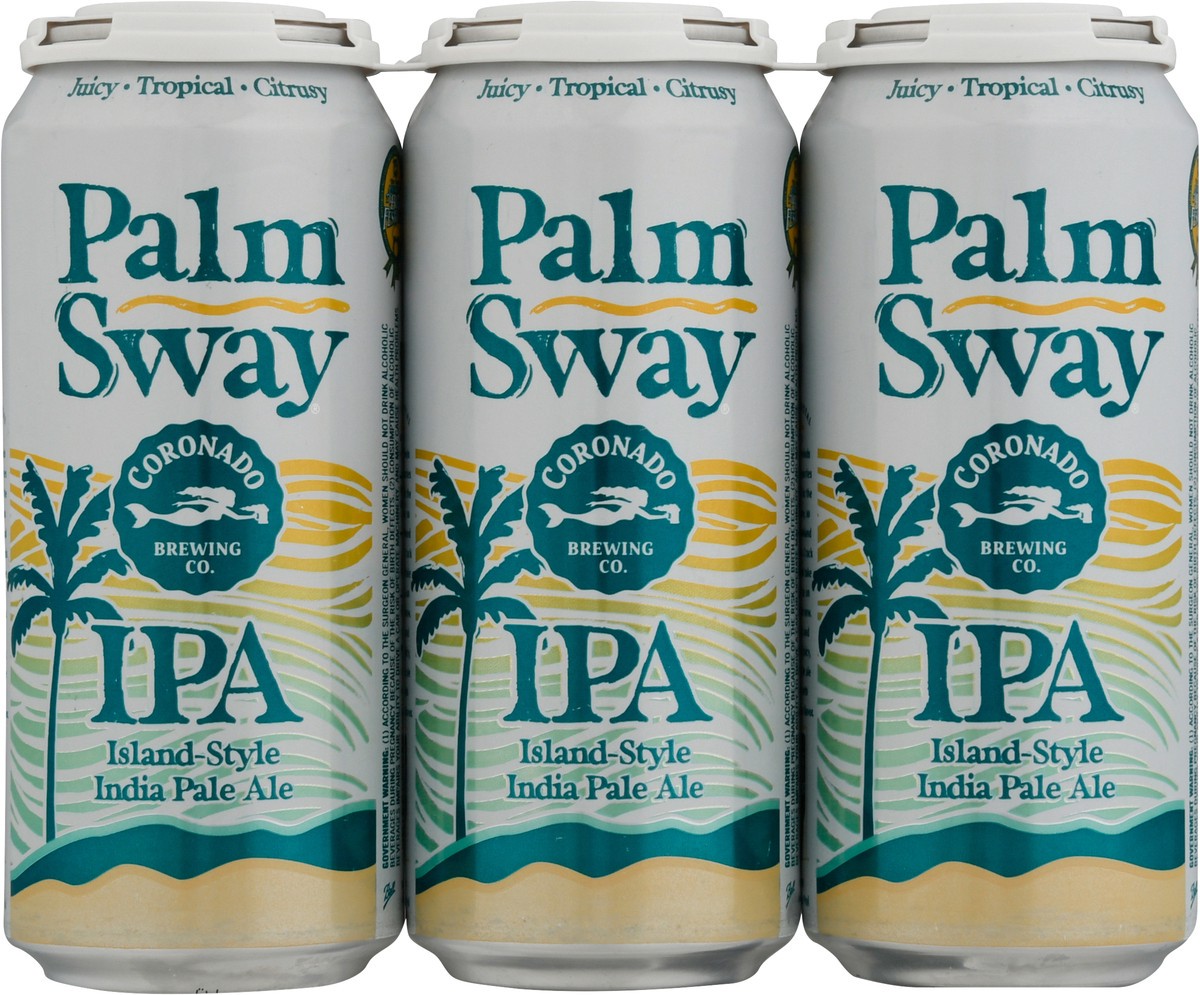 slide 8 of 12, Coronado Brewing Co. Coronado Palm Sway Ipa Can, 6 ct; 16 fl oz
