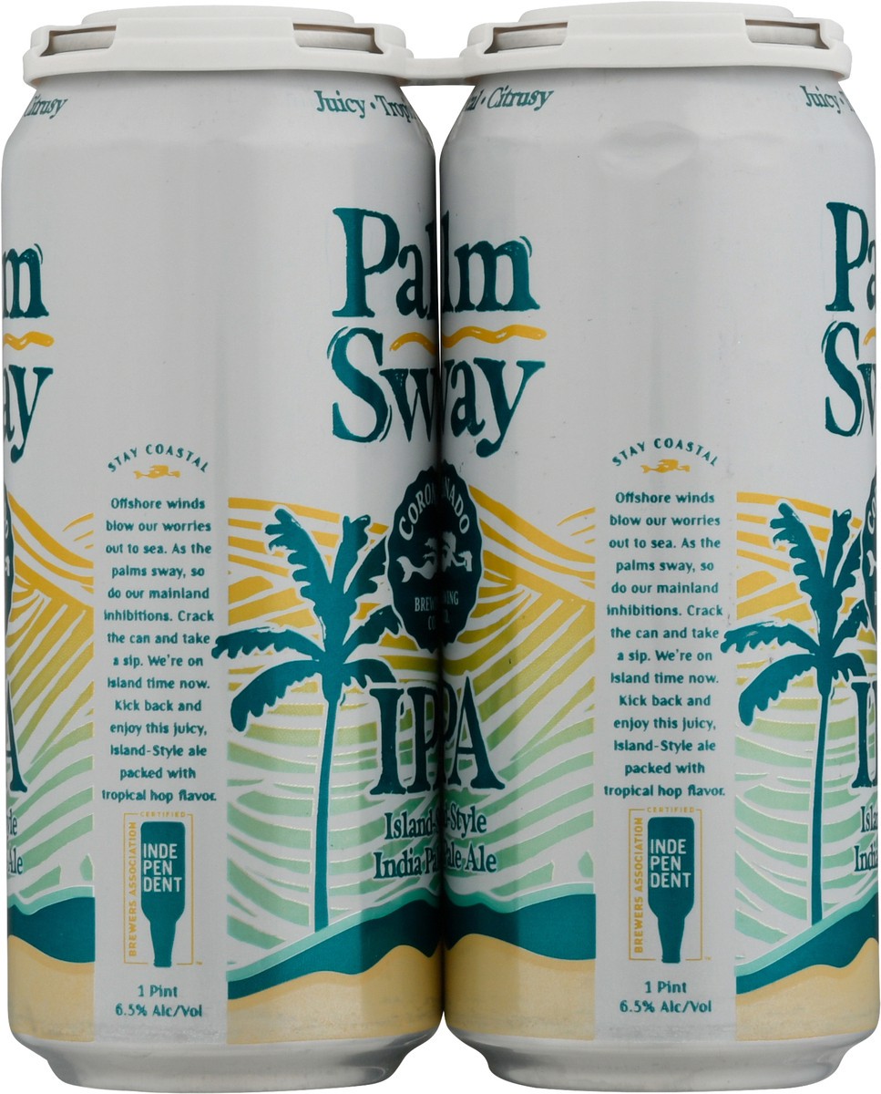 slide 9 of 12, Coronado Brewing Co. Coronado Palm Sway Ipa Can, 6 ct; 16 fl oz