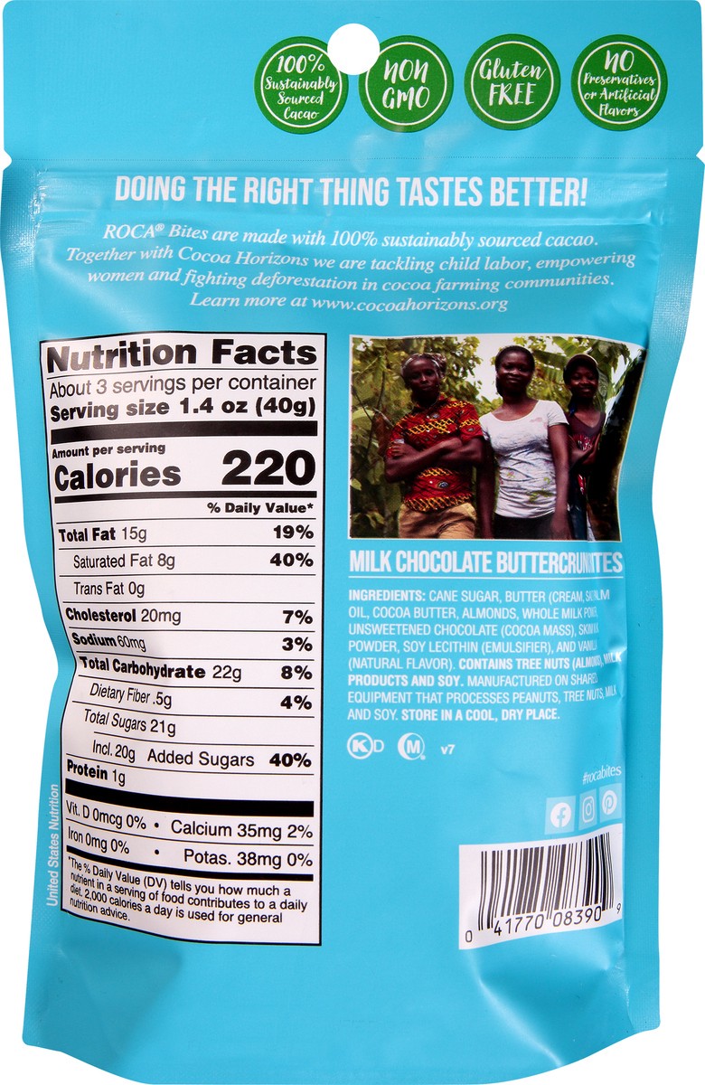 slide 5 of 9, Roca Milk Chocolate Bites 4.4 oz, 4.4 oz