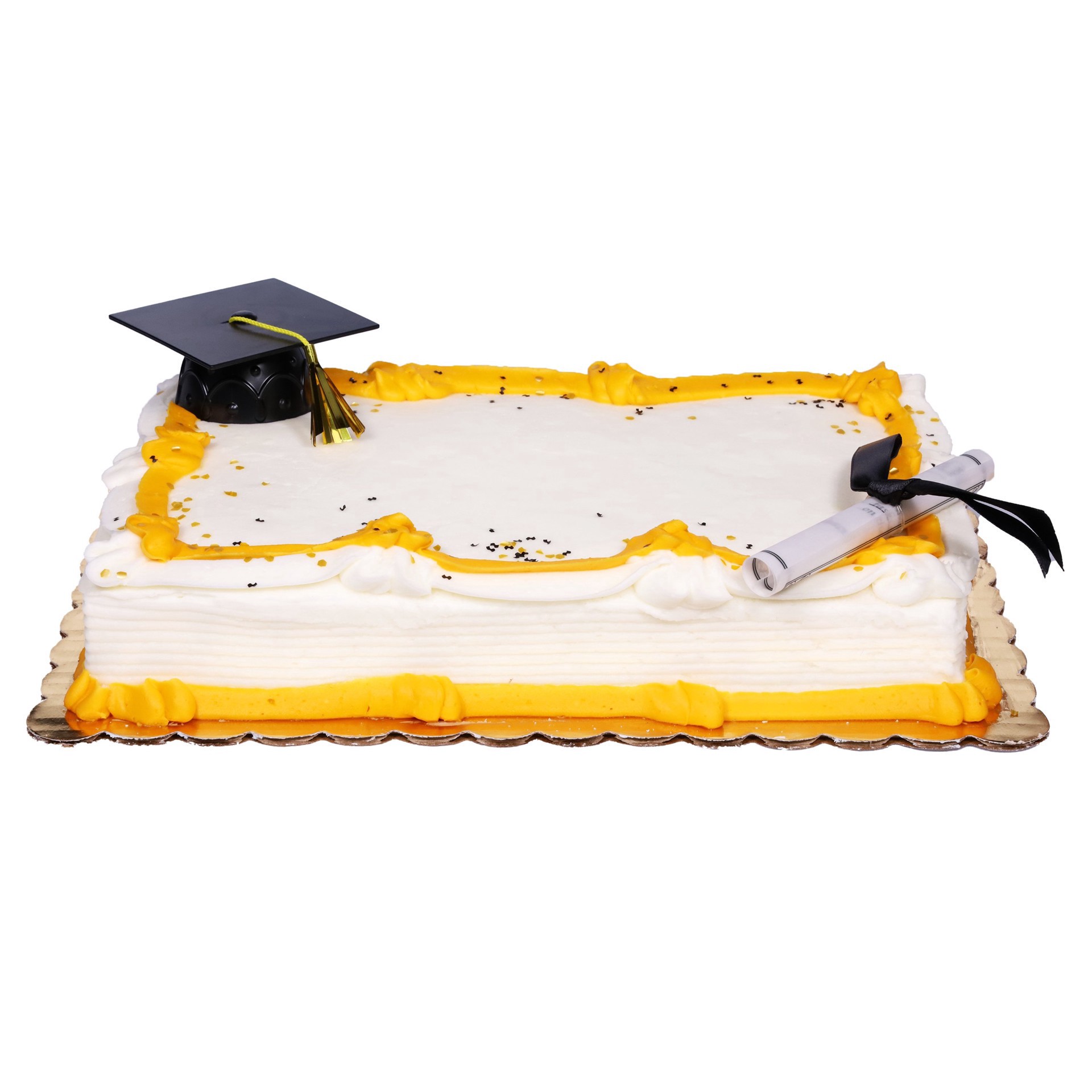 slide 1 of 1, BakerMaid Graduation Buttercream Chocolate Cake, 1 ct