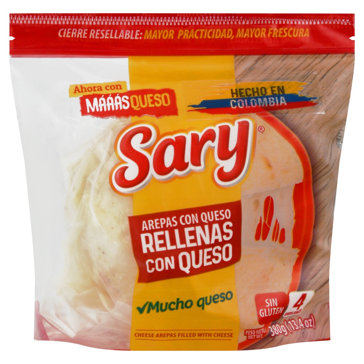slide 14 of 14, Sary Cheese Arepas 4 ea, 4 ct